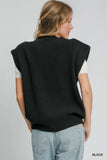 Relaxed V-Neck Sweater Vest