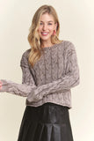 Cut Edge Detail Mineral Washed Sweater