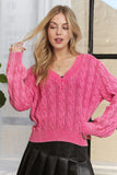Mineral Washed Sweater Top