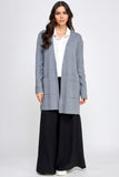 Soft Longline Open Front Cardigan Sweater
