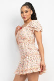 Whimsical Floral A-Line Mini Dress