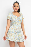 Whimsical Floral A-Line Mini Dress