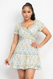 Whimsical Floral A-Line Mini Dress