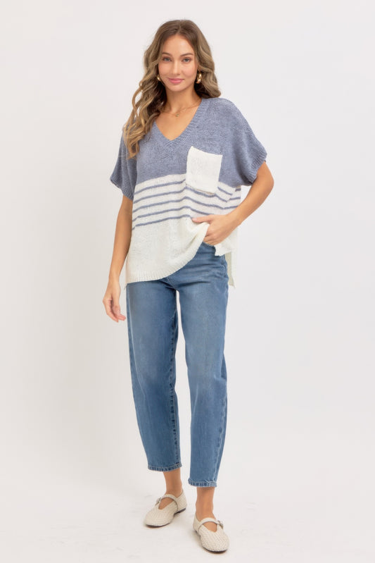 Effortlessly Cool Oversized Knit Top