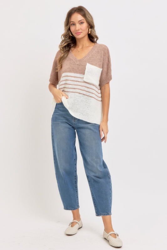Laid-Back Oversized Knit Sweater