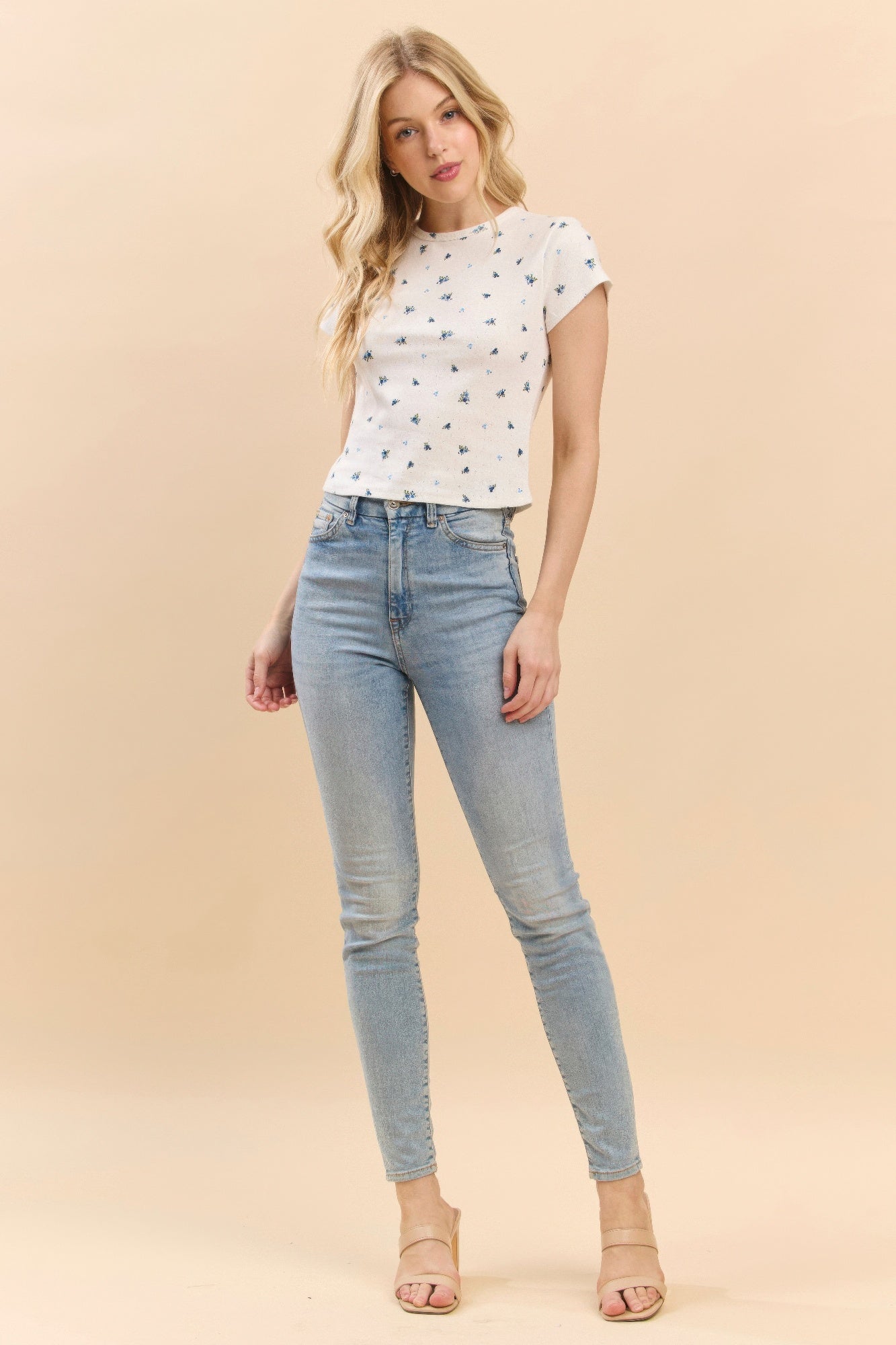 Short Sleeve Printed Baby Tee