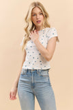 Short Sleeve Printed Baby Tee