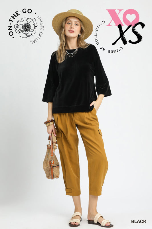 Ribbed Knit Oversized Top