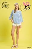 Ribbed Knit Oversized Top