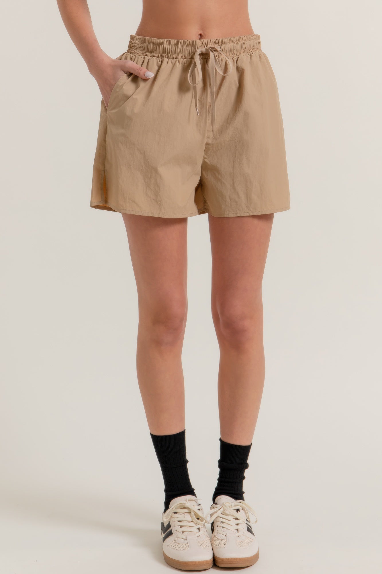 Anorak Performance Side Slit Training Shorts