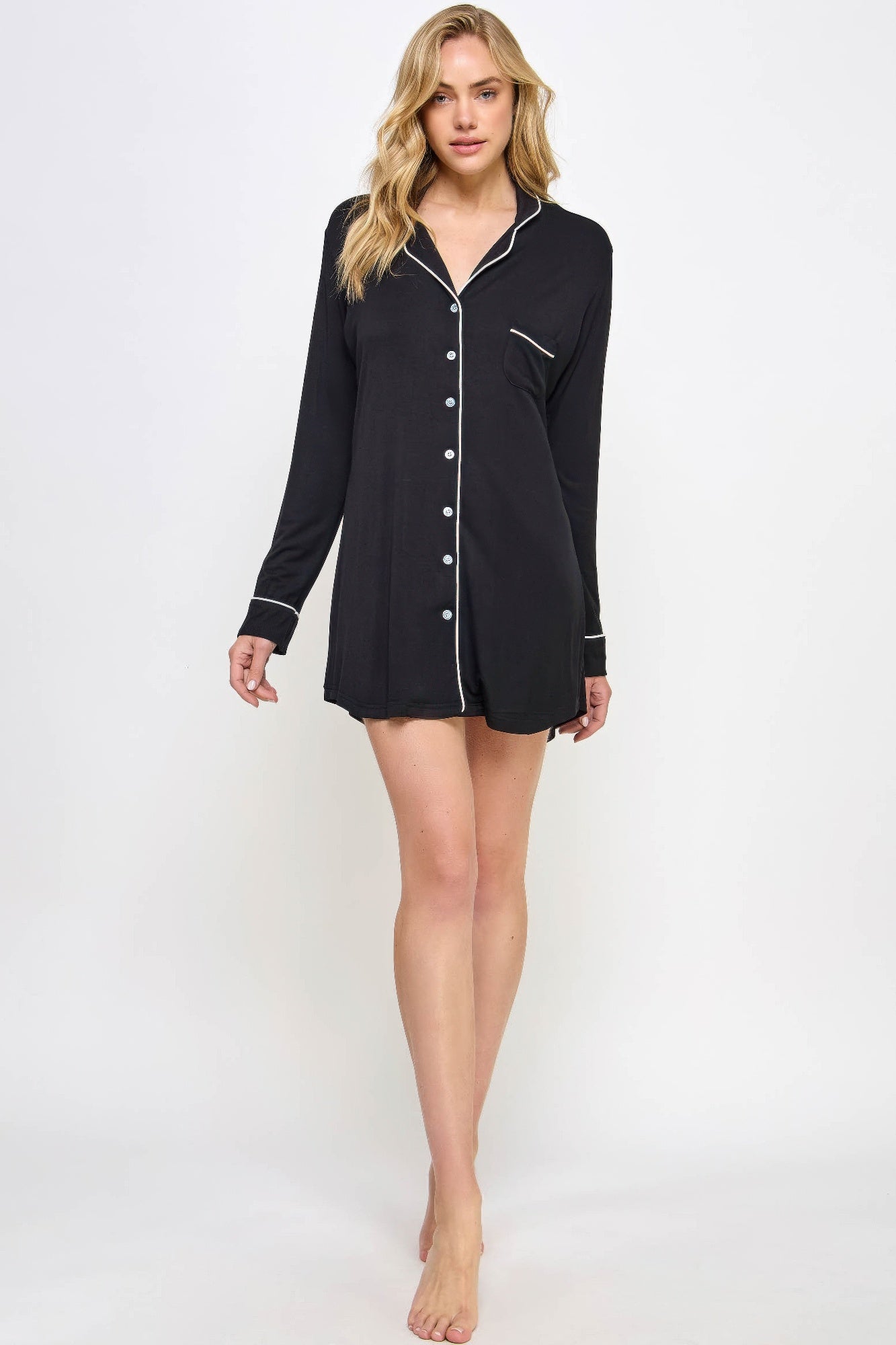 Serene Comfort Nightwear Shirt