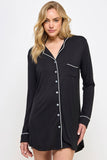 Serene Comfort Nightwear Shirt