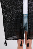 Geometric Pattern Tassel Cover Up