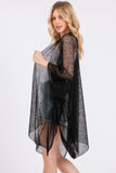 Embellished Sequin Mesh Cover Up