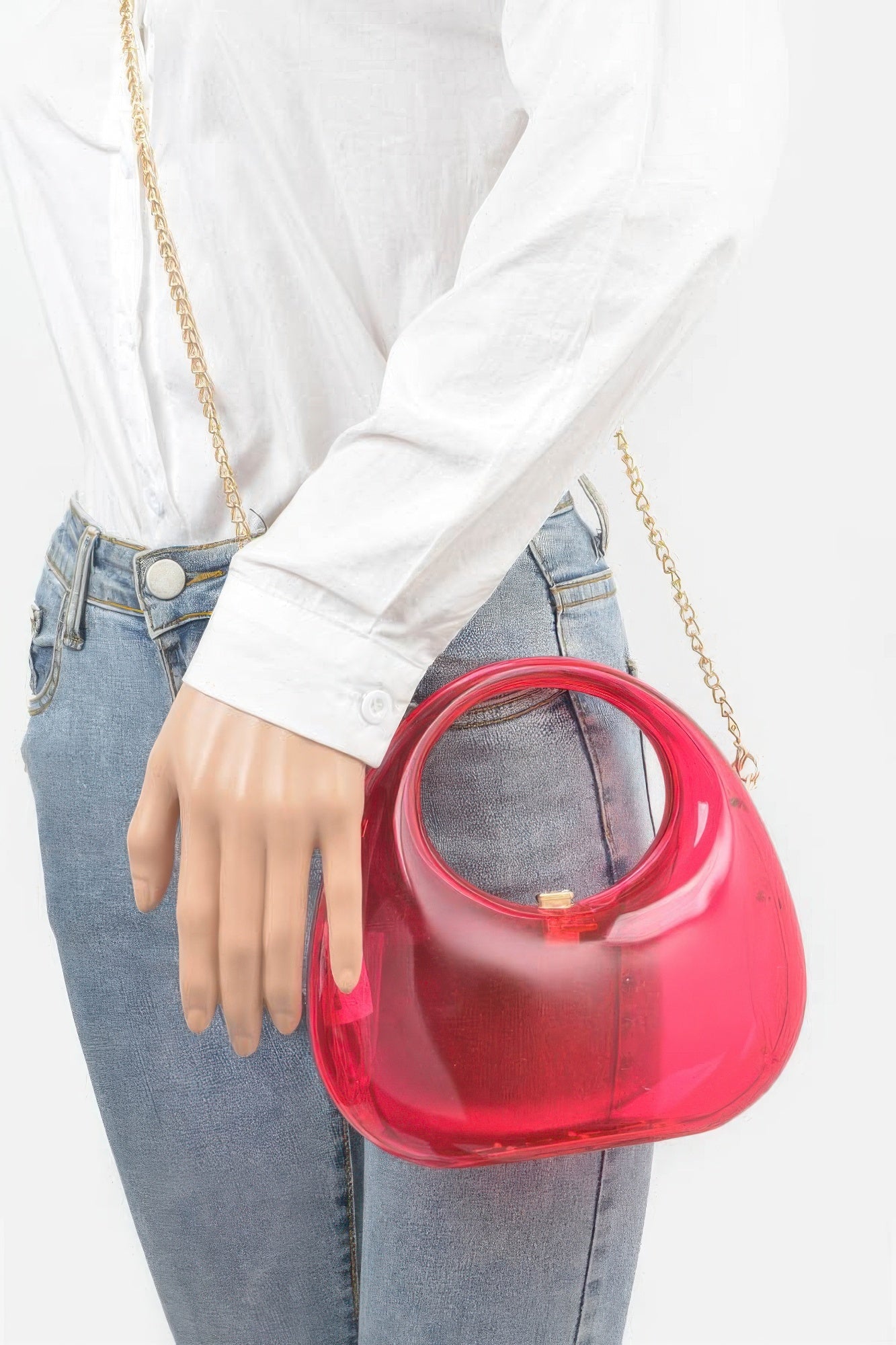 Crystal Acrylic Evening Clutch