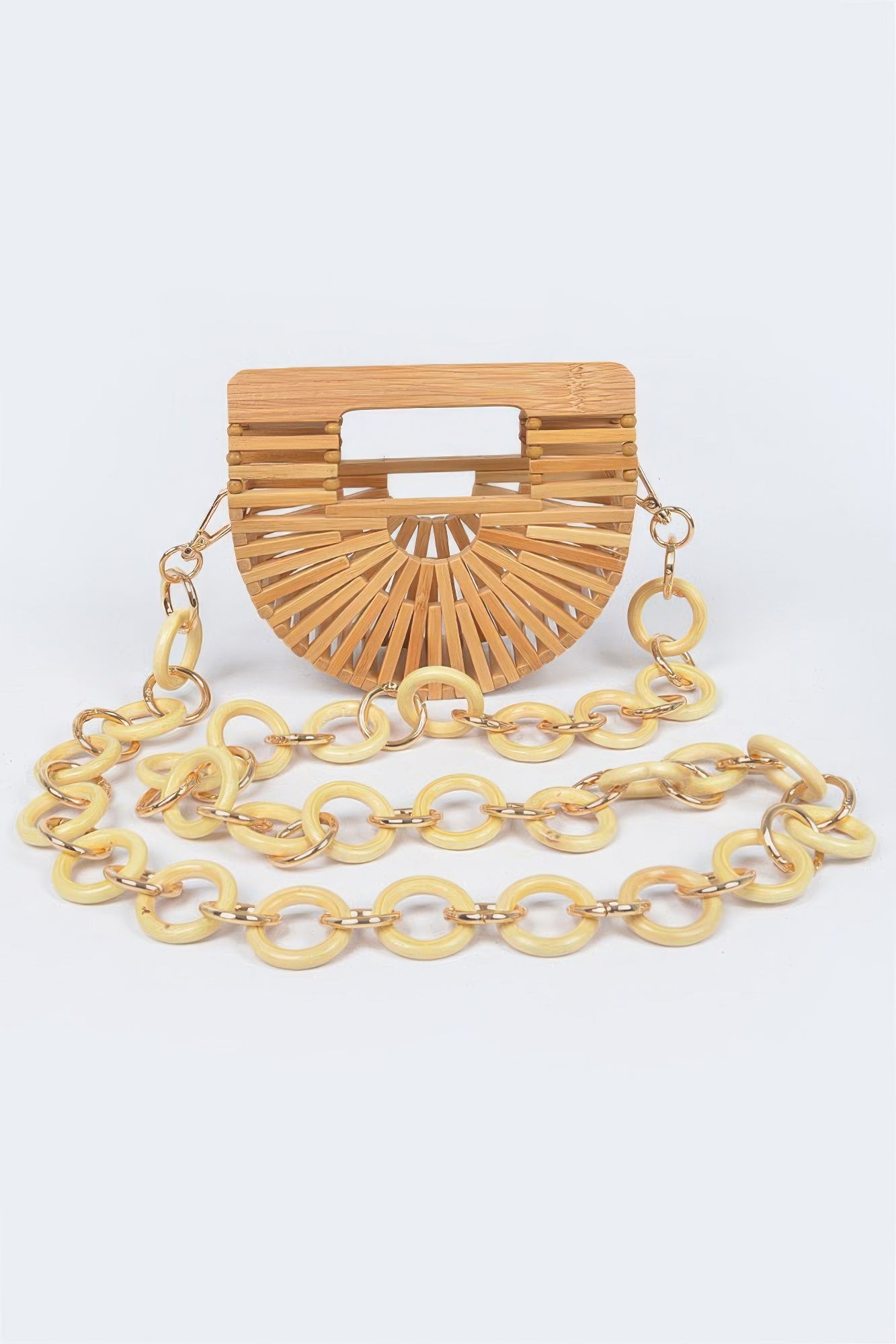 EcoChic Luxe Bamboo Chain Purse