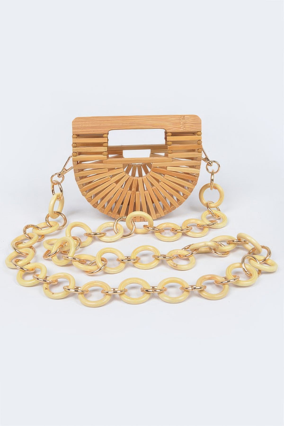 EcoChic Luxe Bamboo Chain Purse