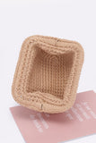 Elegant Braided Cotton Evening Clutch