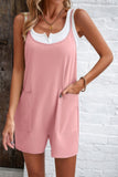 Chic Scoop Neck Loose Fit Spaghetti Strap Romper