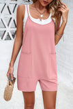 Chic Scoop Neck Loose Fit Spaghetti Strap Romper