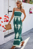 Geo Pattern Off Shoulder High Waist Chic Jumpsuit