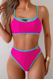 Square Neck Cut Out Swimwear Set