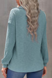 Half Zip Long Sleeve Relaxed Knit Shirt