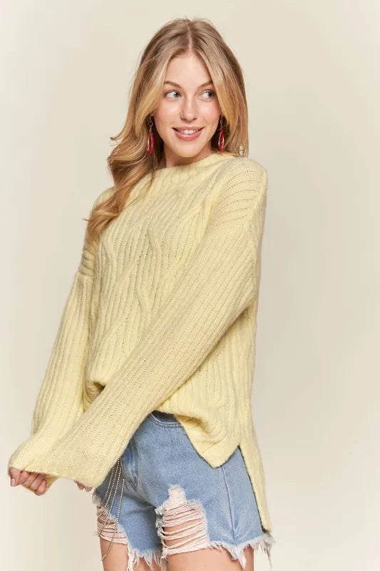 Hi Low Hem Comfy Sweater