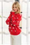 Heart Cutesy Sweater Top