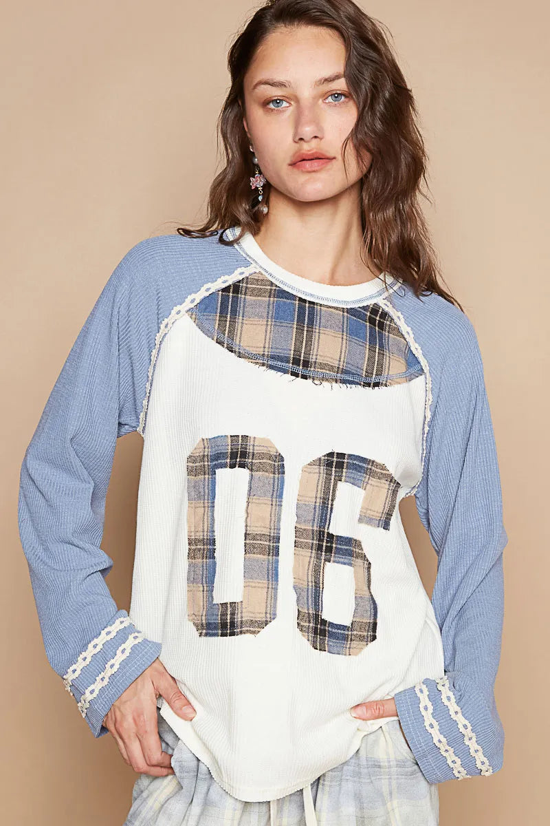 Vintage Raglan Sleeve Baseball Tee Number 08