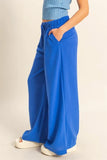Elasticized Waist Wide Leg Pants
