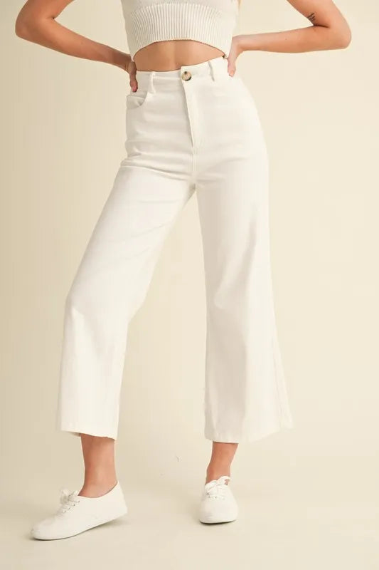 High Rise Pants with Pockets