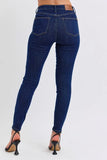 Full Size Midi Rise Tummy Control Classic Skinny Jeans Plus Size