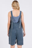Low Scoop Neck Tank Washed French Terry Romper