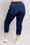 Full Size High Waist Boyfriend Jeans Plus Size