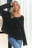 Distressed Mineral Washed Sweater