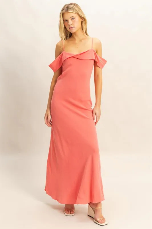 Flattering Fit Cami Maxi Dress