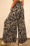 Printed Wide Leg Pants