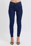 Full Size Midi Rise Tummy Control Classic Skinny Jeans Plus Size