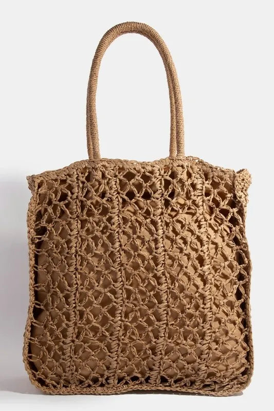 Intricate Braided Tote Bag
