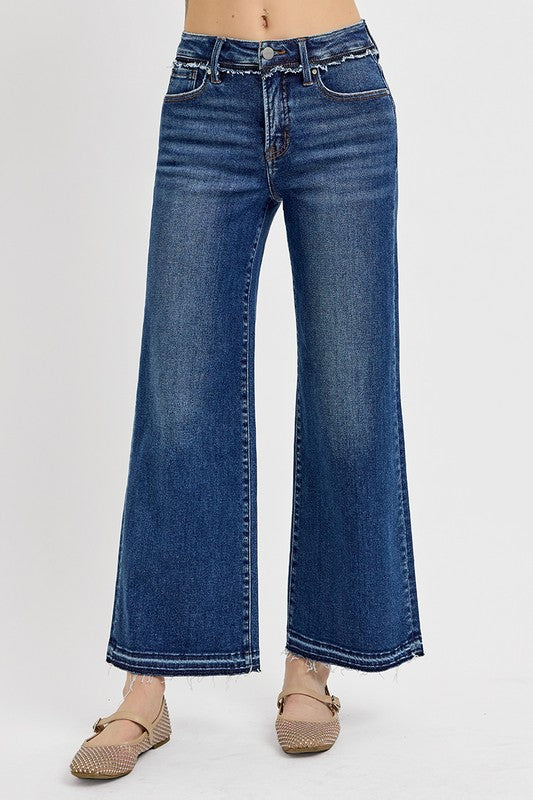 Full Size Tummy Control Bootcut Jeans Plus Size