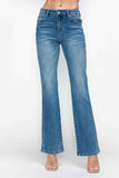 Full Size Cat's Whiskers Mid Rise Bootcut Jeans