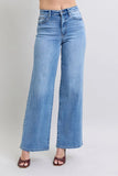 Vintage-Inspired Relaxed Fit Jeans with Pockets