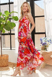 Floral Tiered Maxi Cami Dress