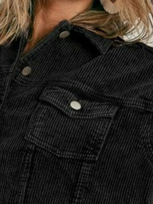 Retro-Treated Corduroy Jacket