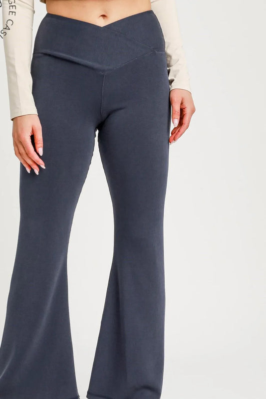 Elevated Waist Flare Pants