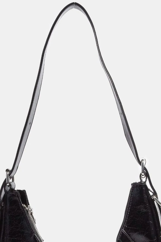 Crescent Moon Buckle Shoulder Bag