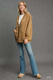Textured Cable Knit Cardigan