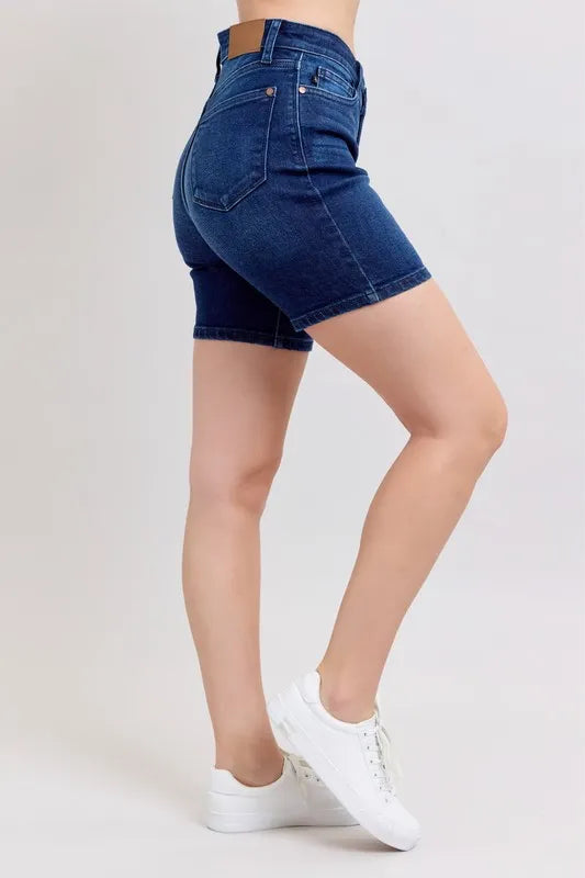 High Waist V-Front Bermuda