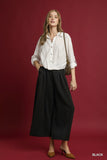 Sophisticated High-Waist Wide-Leg Pants
